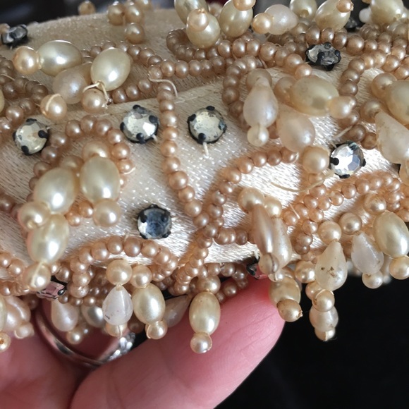 Custom made hat-Hand beaded!  1950s - Picture 2 of 4